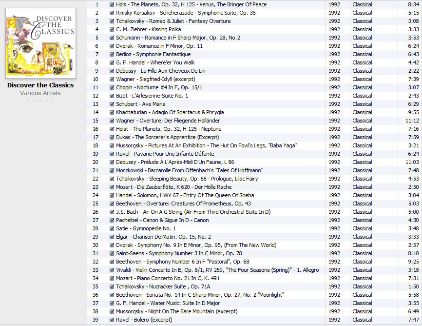 Various Artists - Discover the Classics
